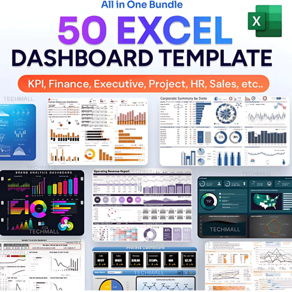 50 Ultimate Excel Dashboard Collection
